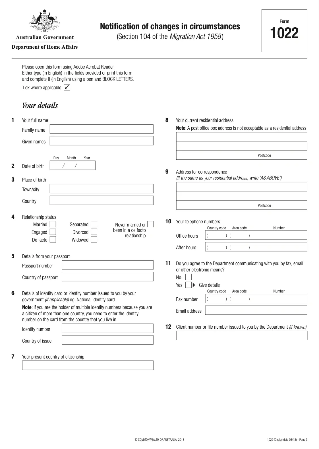 form-1022