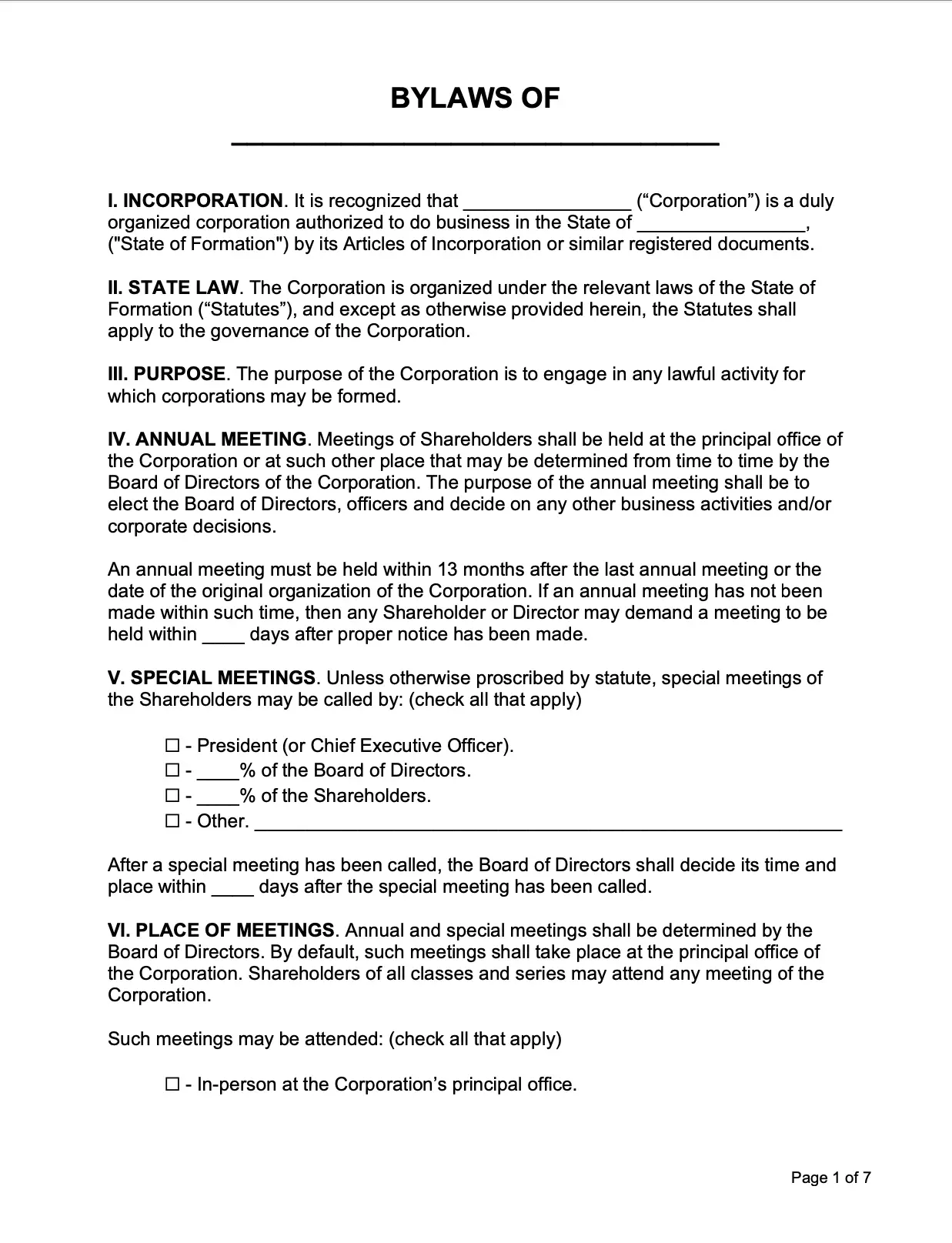 bylaws-template