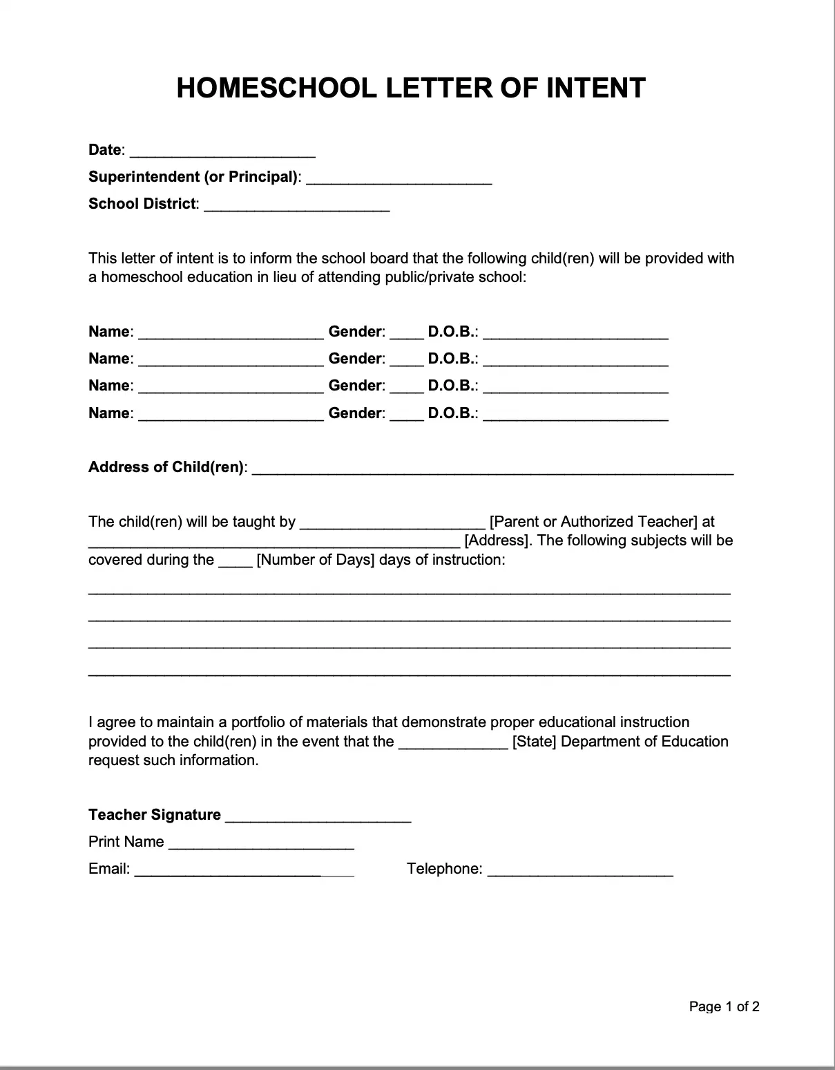 homeschool-letter-of-intent-template