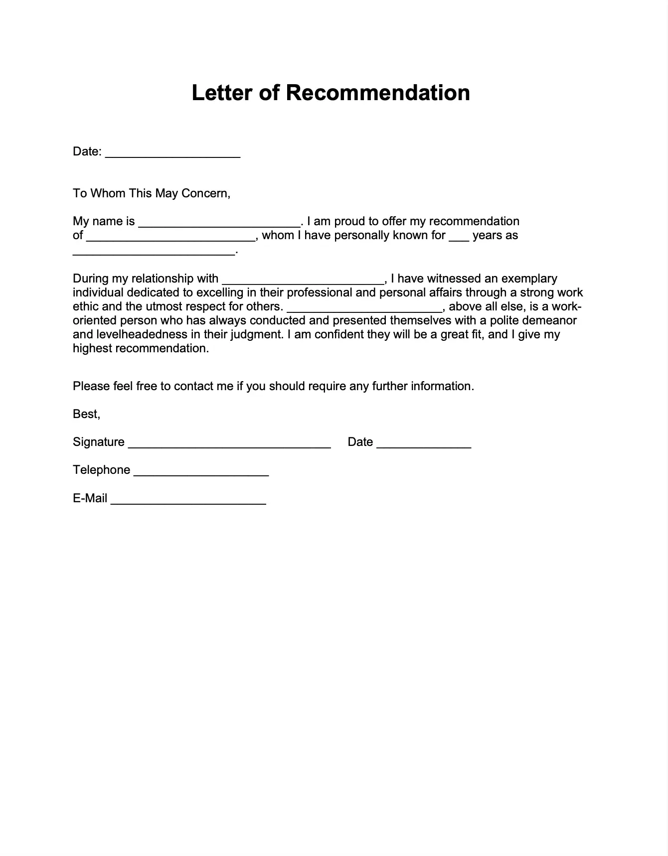 letter-of-recommendation-for-employment
